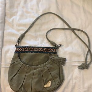 Roxy Army Green Crossbody Purse